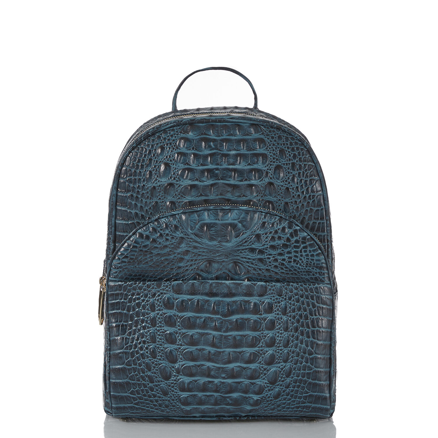 BRAHMIN Melbourne Collection Dartmouth Crocodile-Embossed Backpack |  Dillard's